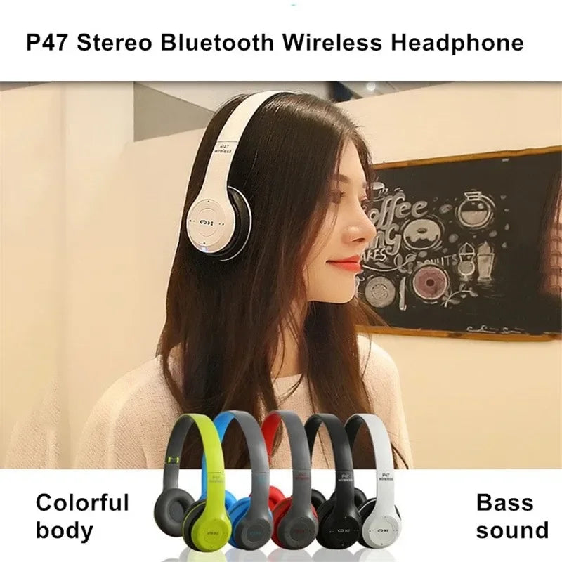 P47 Wireless Bluetooth Headphones