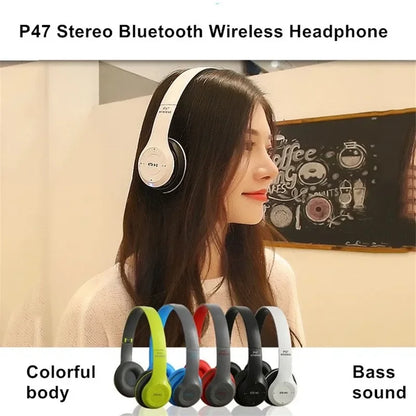 P47 Wireless Bluetooth Headphones
