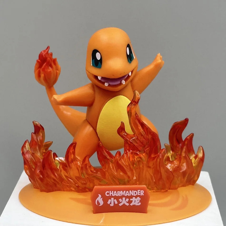 Hot 12 style Pokémon Action Dolls cute Pikachu Blind Box Anime Models Desktop Decorations Pok é mon Toys kids Birthday Gifts