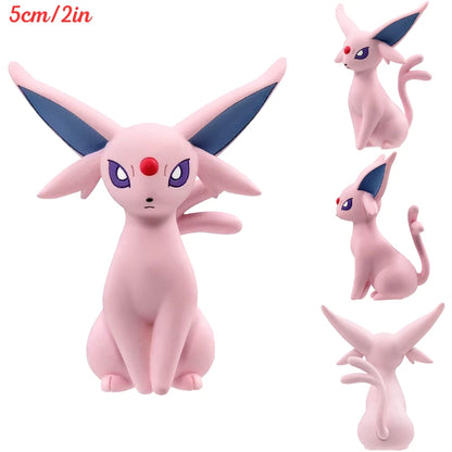 Original TAKARA TOMY Pokemon Figure Toys Mimikyu Maushold Lapras Charizard Umbreon Sylveon Vaporeon Model Dolls Birthday Gifts
