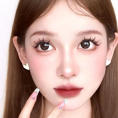 Natural Cosplay False Eyelashes No Glue Need Eyelash Clusters False Eyelashes for Eye-Lifting Effect DIY Makeup Use Makeup Tools