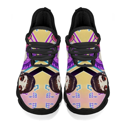 Children's Casual Shoes Cartoon Girls Music Notes Print Casual Sports Sneakers Casual Running Shoes for Men Women Large-sized
