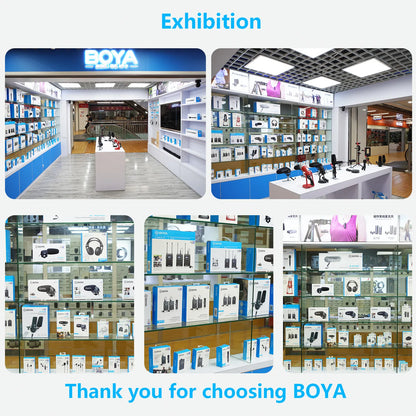 BOYA BY-BM6060 Professional Condenser Shotgun Microphone Handheld Mic for Canon Nikon Camera Vlog Recording Streaming Interview