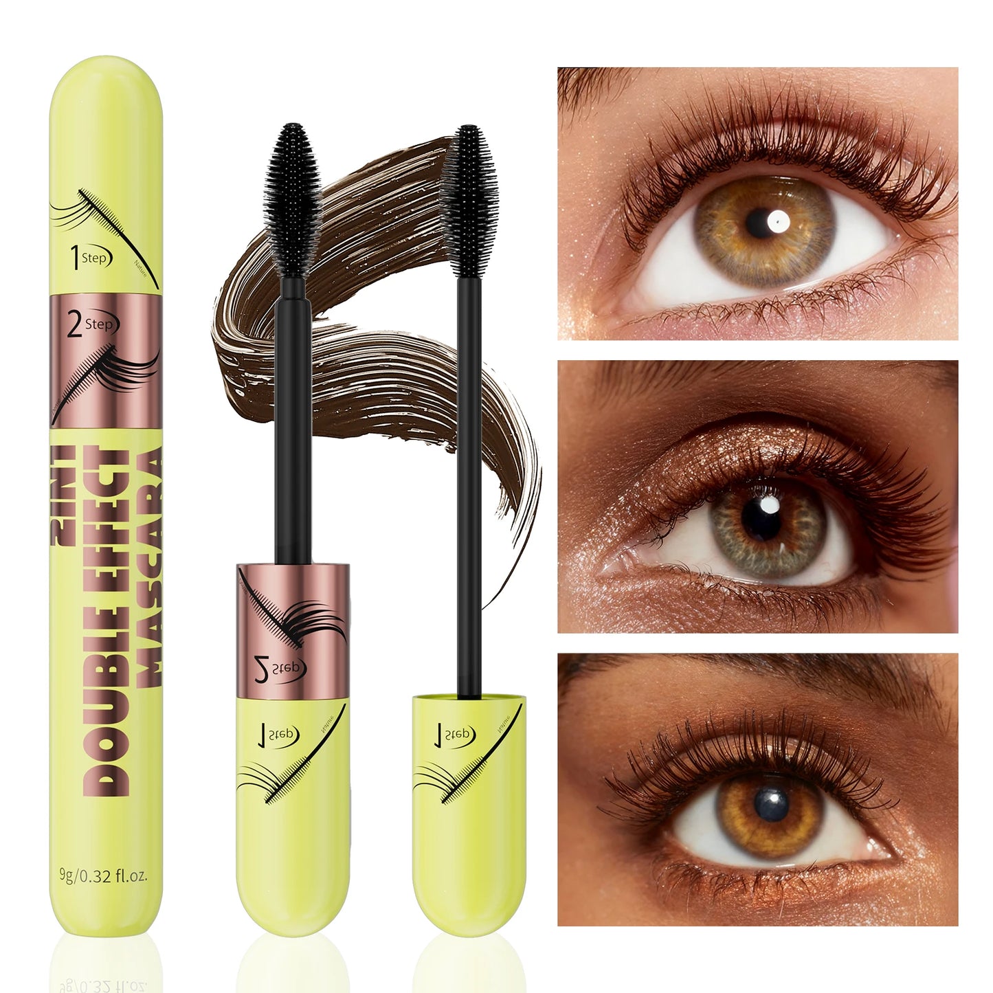 Brown Dual Brush Mascara.