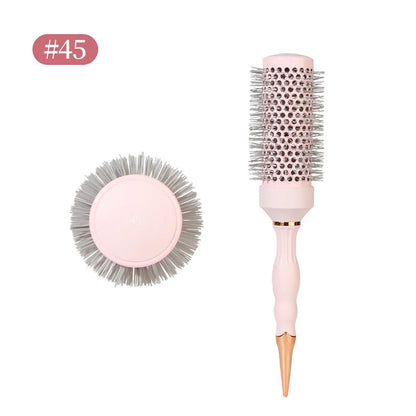 Round Blow Dry Brush Professional Curly Hair Hot Cylinder Comb Suitable for Fashionable Curly Roller Hair Styling Accessories