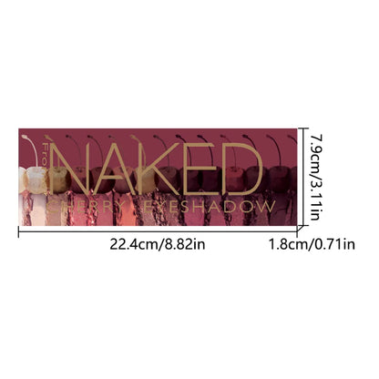 12 Colors Eyeshadow Palette Long Lasting Easy Makeup Brown Eyeshadow Palette Pink Eyeshadow Palette