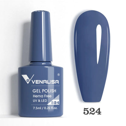 Venalisa VIP5 Nail Gel Polish HEMA/TPO FREE Full Coverage Beautiful Semi Permanent Soak Off UV LED Gel Nail Polish Gel Lacquer