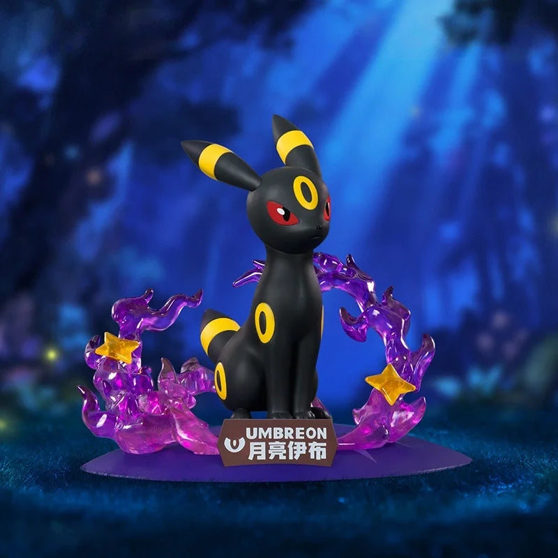 Anime Pokemon Umbreon Eevee Espeon Funism Original Action Figures Home Collection Model Desktop Ornaments Toys Birthday Gifts