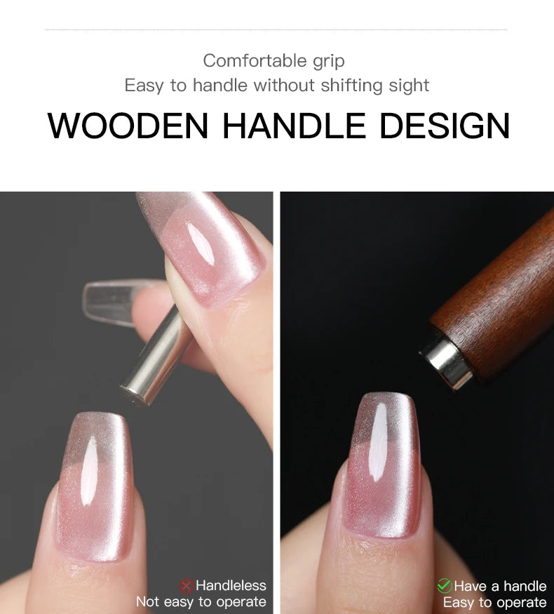 AS 9pcs Cat Eye Magnetic Moonlight Gel Nail Polish Set 15ml Sparkle White Silver Water Light Red UV Gel Nail Art Manicure Vernis