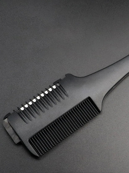 1pc Hair Cutting Comb Hair Brushes with Razor Blades Hair Trimmer Cutting Thinning Tools Barbershop Hair Salon Styling Tool Comb