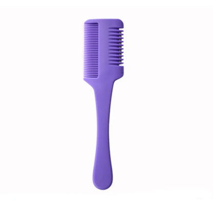 1pc Hair Cutting Comb Hair Brushes with Razor Blades Hair Trimmer Cutting Thinning Tools Barbershop Hair Salon Styling Tool Comb