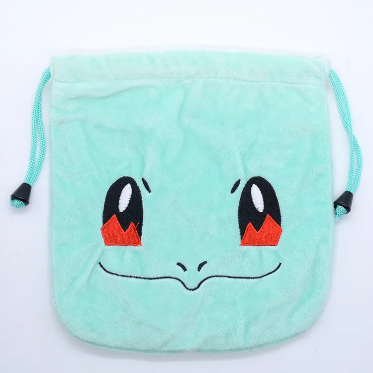 20x22cm Pokemon Pikachu Drawstring Anime Bag Cute Portable Storage Cosmetic Bag Coin Purse Children Birthday Gifts