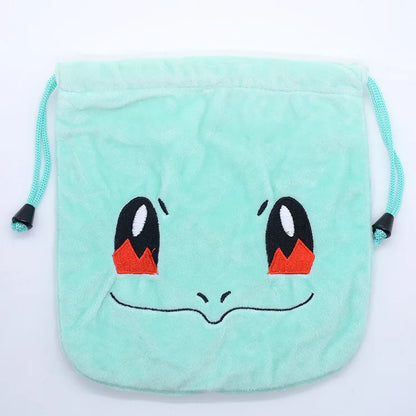 20x22cm Pokemon Pikachu Drawstring Anime Bag Cute Portable Storage Cosmetic Bag Coin Purse Children Birthday Gifts