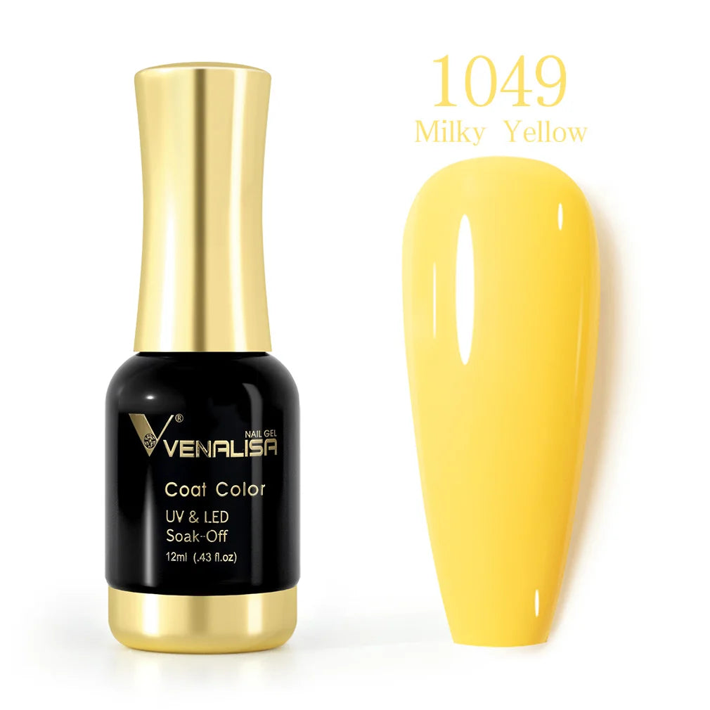 VENALISA Nail Gel Varnish TPO FREE Soak Off UV LED Organic Odorless Enamels Nail Art Colors 12ml 120Colors UV Gel Nail Polish