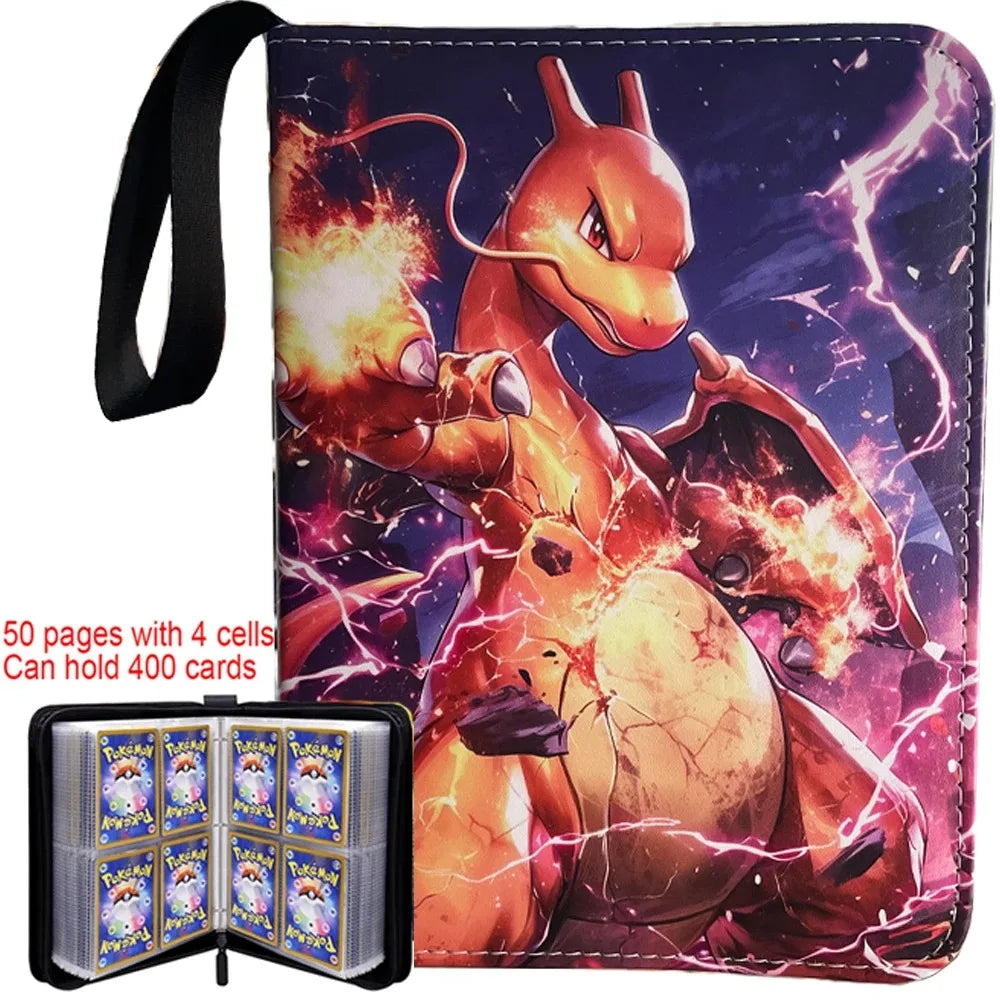 HOT Selling Pokemone Card Album PU Zipper Photo Album Collection Book Anime Figure Album Hobby File Birthday Toy Gifts In Stock