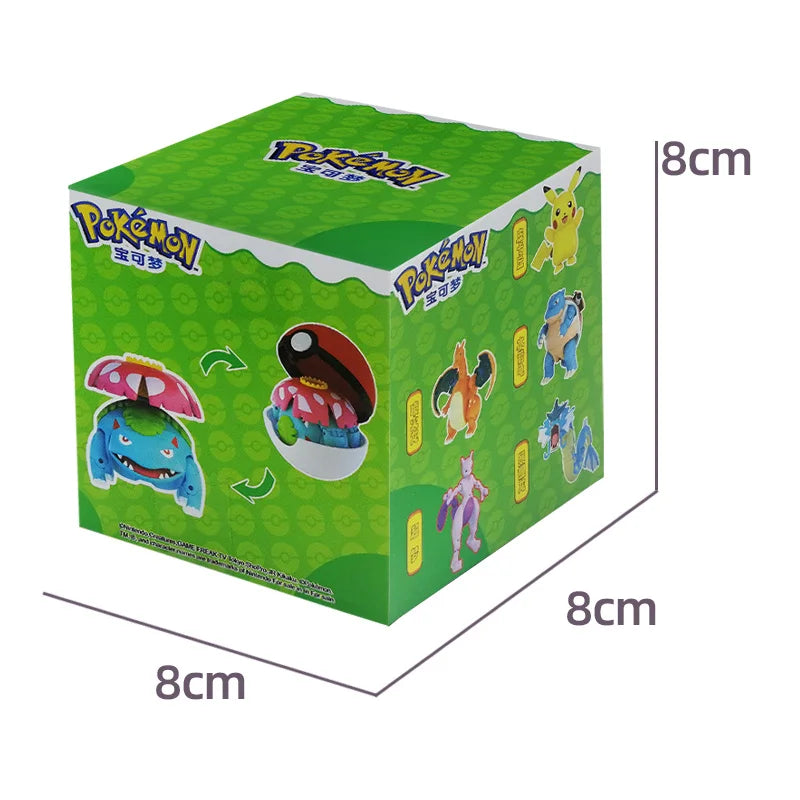 Pokemon Pokeball Figure Ball Pikachu Charizard Mewtwo Mew Eevee Gengar Lapras Blastoise Venusaur Gyarados Educational Toy Kids