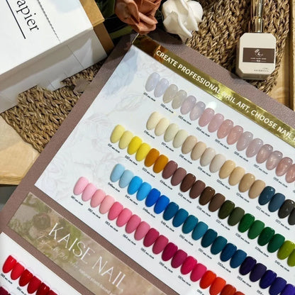 Eleanos 120 Colors Gel Nail Polish Set With Color Card Easy Soak Off 15ml TPO Free UV LED Gel Polish Nail Kit Nail Salon