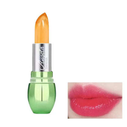 Crystal Jelly Lipstick,Magic Color Changing Lipstick, Moisturizing Temperature Color Changing Lip Gloss,Nourishing Lip Balm