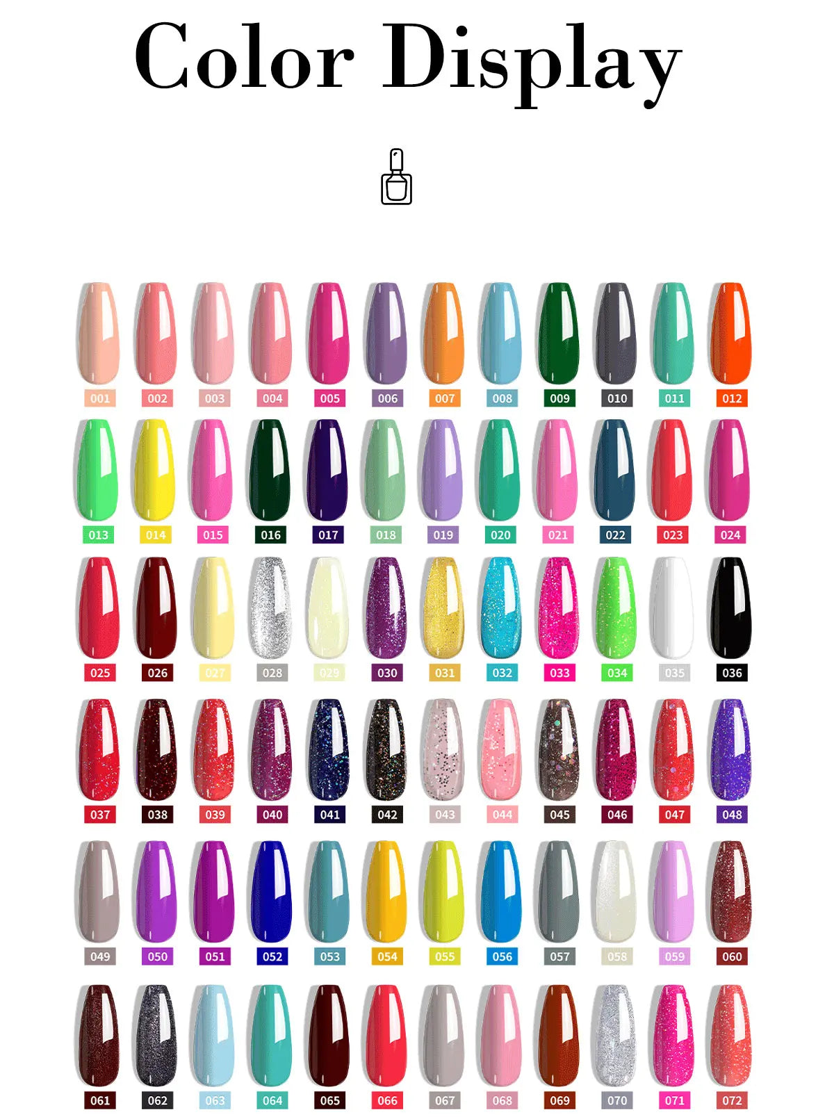 MOSKANY 12ML Nail UV Gel Polish Set Pink Red Manicure 6 Color Soak Off Semi Permanent UV Gel Polish Varnish Kit Nails Supplies