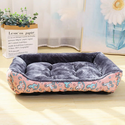 BeiYu Premium Pet Sofa Bed: Ultra-Soft Winter Lounger for Dogs & Cats