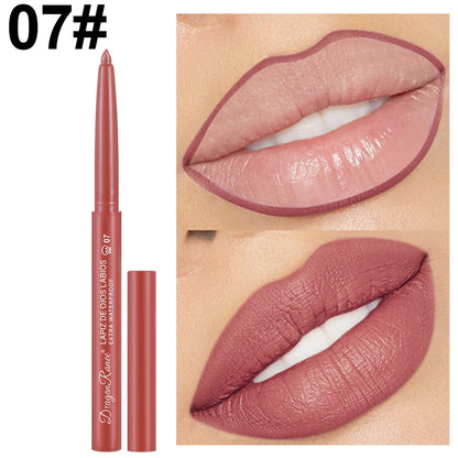 Dragon Ranee Automatic Rotating Lip Liner: Waterproof Matte Contouring Pencil