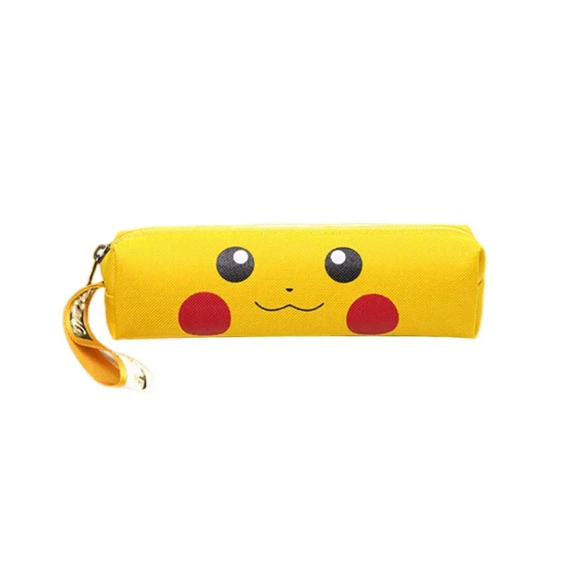 New Anime Pokemon Pikachu Pencil Case Kawaii Cartoon School Student Glowing Pencil Bag Stationery Kids Supplies Festival Gift