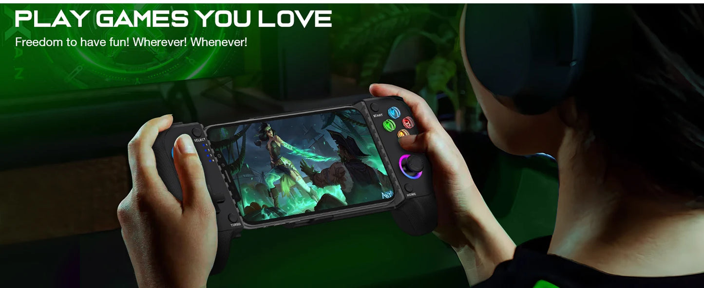 BEBONCOOL MC100 Gamepad Telescopic For Apple IOS Android PUBG COD Stretch Wireless Bluetooth Phone Game Controller Joystick