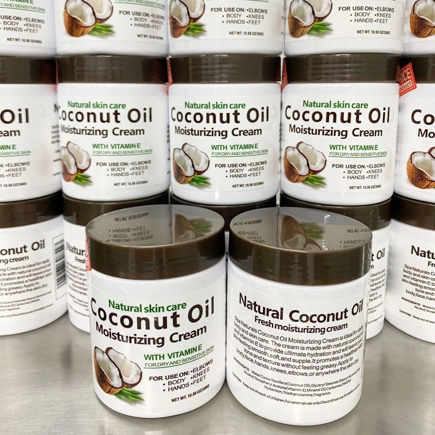 Dr. Meinaier Natural Coconut Oil Moisturizing Cream: Premium Vitamin E Skin Repair