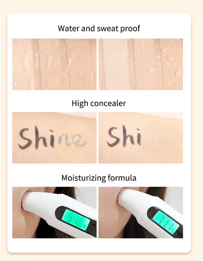 OCHEAL Whitening BB Cream Foundation Cream for Face Makeup Concealer Air Cushion for Girl Make Up Facial Beauty Original Makeup