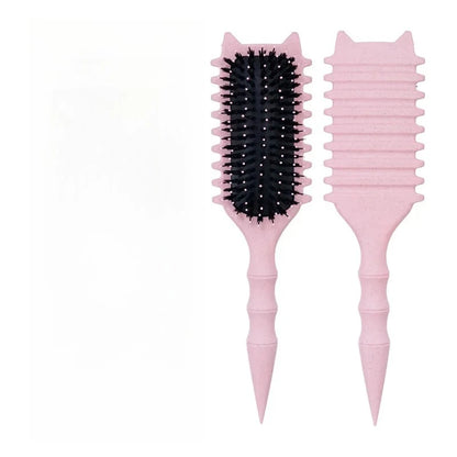 WANMEI Salon Styling Curly Hair Styling Brush Curl Hair Brush for Combing and Shaping  Curls Reduce Pulling Tools