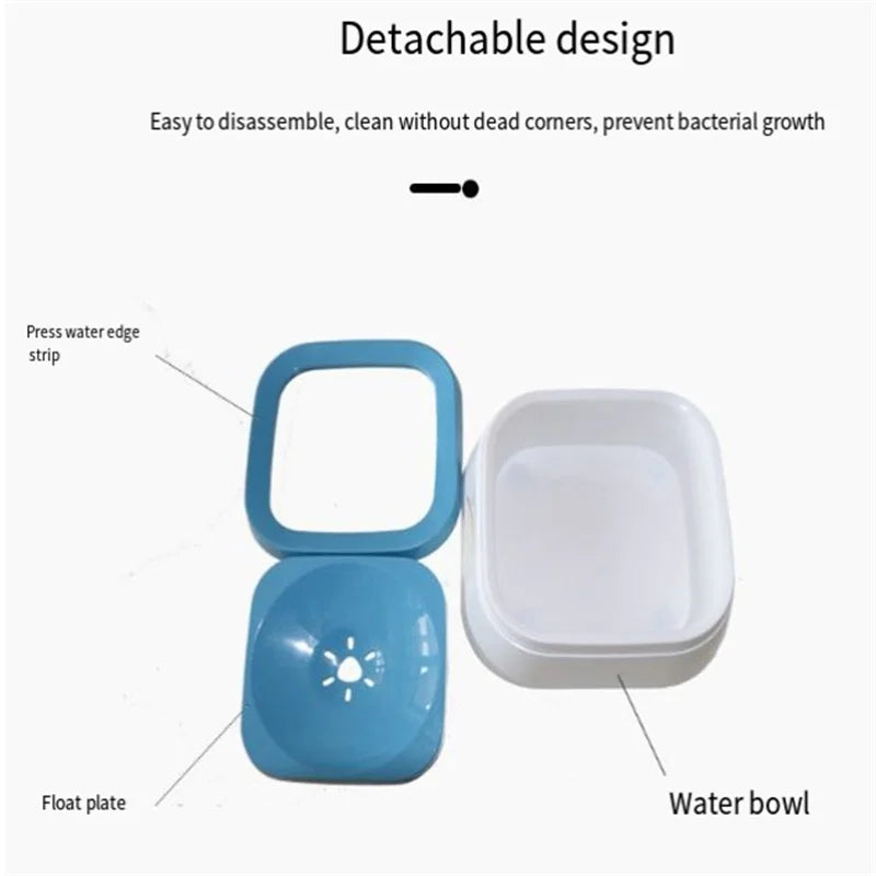 No-Spill Floating Pet Water Bowl