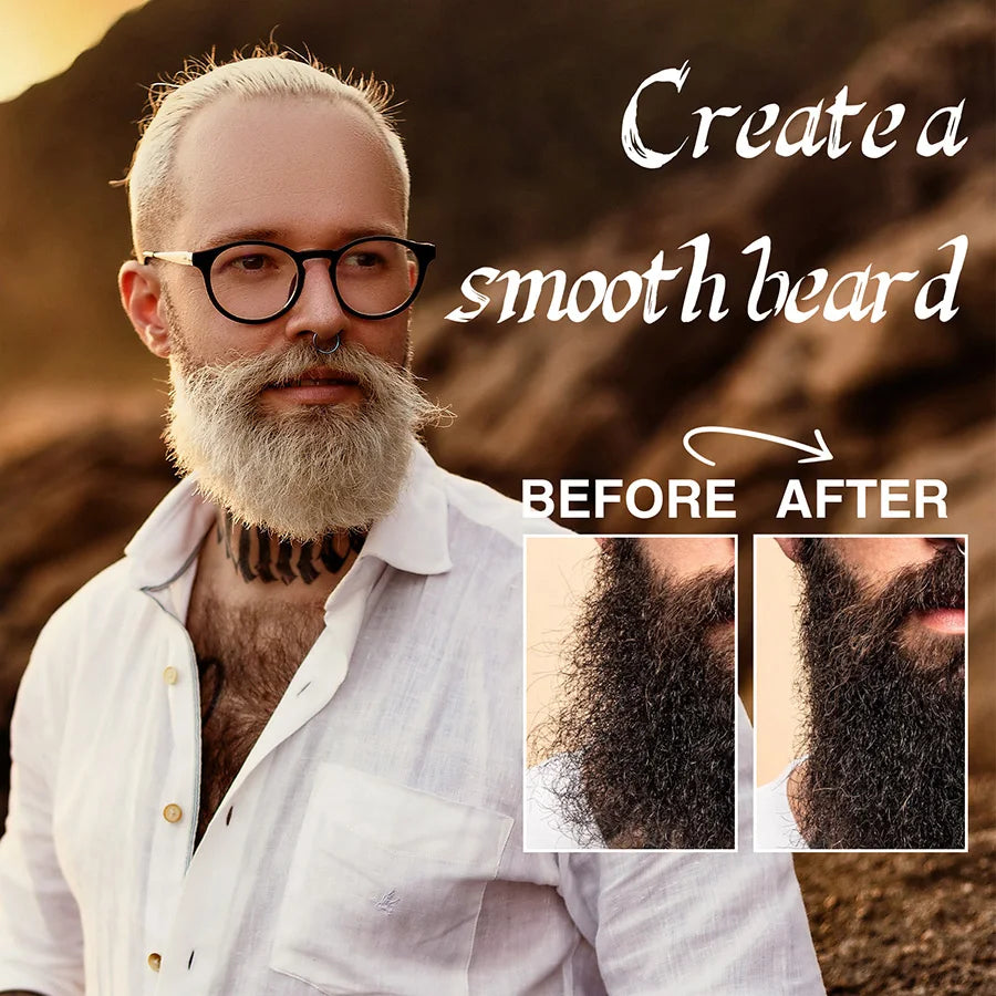 Beard Balm and Oil Beards Essence Cream for Defining Whiskers Promotes Beard Healthy Growth Oil Men Beards Soft Styling Products