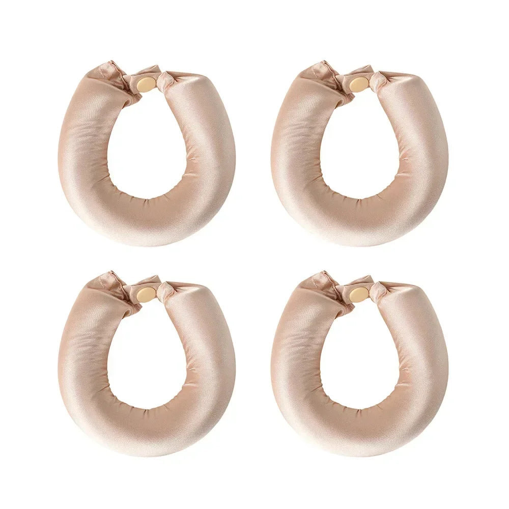 Heatless Curling Rod Headband Satin Hair Curler No Heat Hair Rollers Lazy Curls Soft Curlers Sleeping Flexi Rods Styling Tools