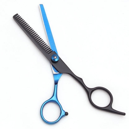 Hairdressing Scissors Japan Stainless Hair Scissors Purple Hair Cutting Scissors Barber Shop Thinning Shears Set Comb C1001