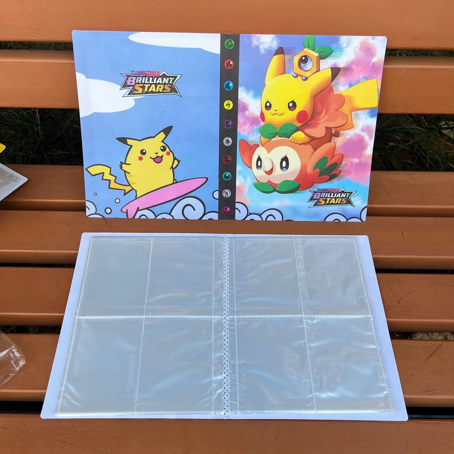 Pokemon Transparent Card Binder Album 4 Pocket 9 Pocket