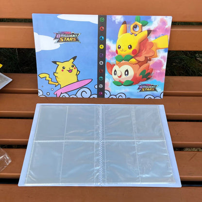 Pokemon Transparent Card Binder Album 4 Pocket 9 Pocket