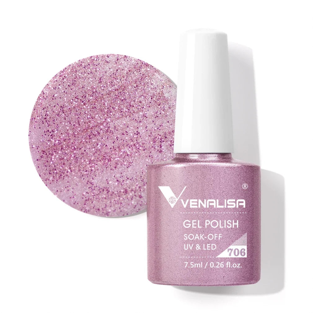 Venalisa VIP4 Nail Gel Polish HEMA/TPO FREE Full Coverage Beautiful Semi Permanent Soak Off UV LED Gel Nail Polish Gel Lacquer