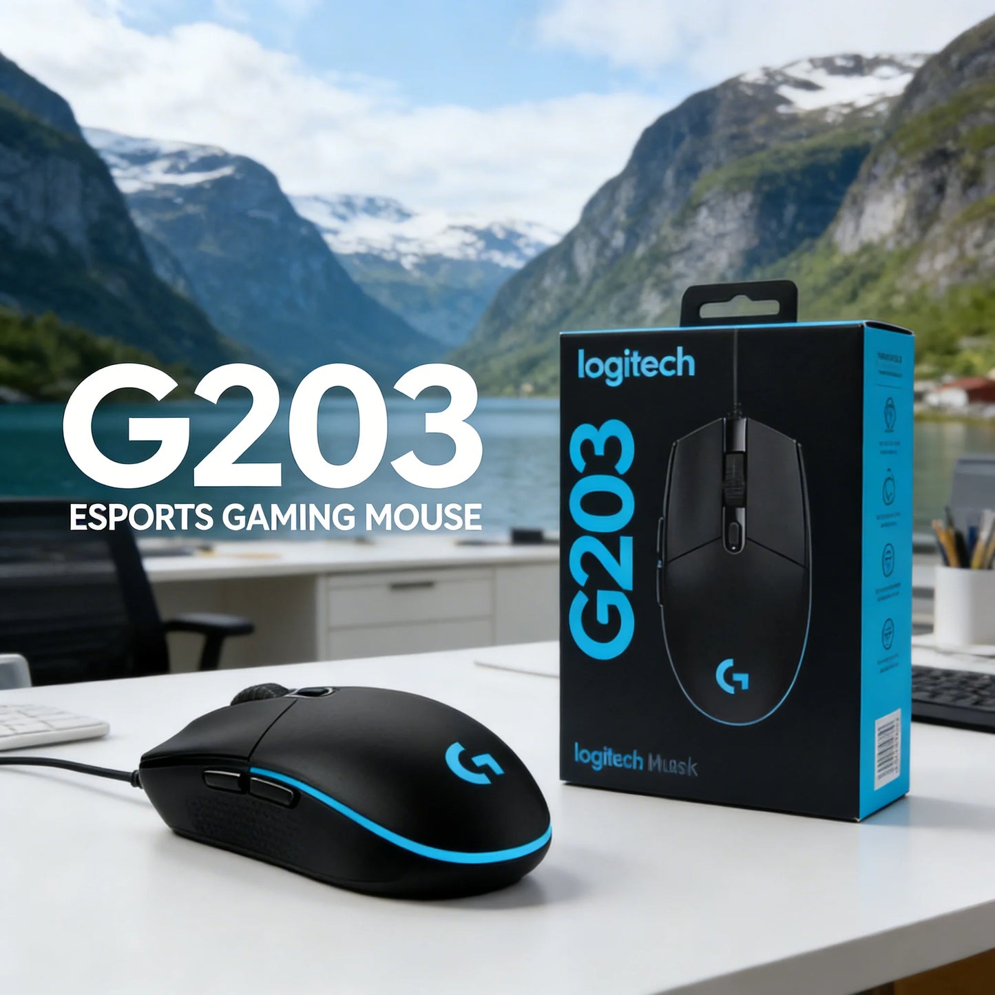 Logitech G309 Kamisato Ayaka Special Edition Wireless Bluetooth Dual-Mode Esports Mouse Hybrid Switches+G102/G203/G304/G305/M220