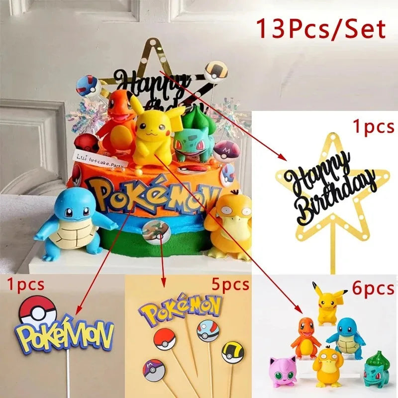 Pokemon Cake Topper Set