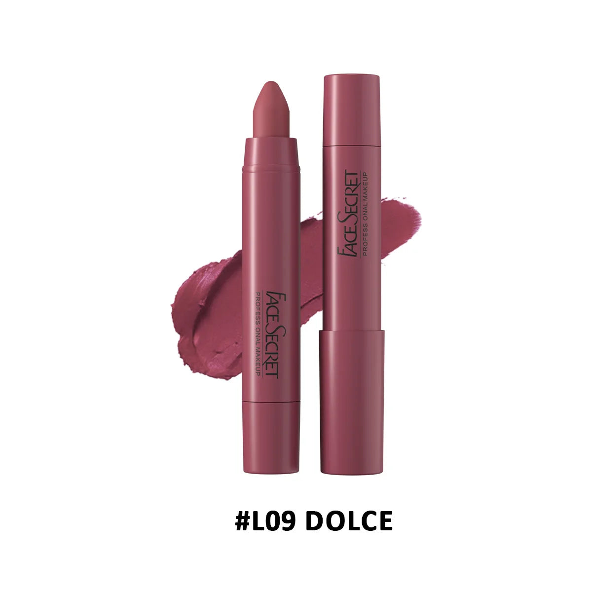 12-Color Matte Lip Pencil Set.