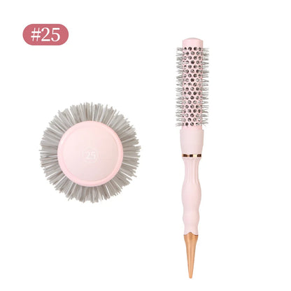 Round Blow Dry Brush Professional Curly Hair Hot Cylinder Comb Suitable for Fashionable Curly Roller Hair Styling Accessories