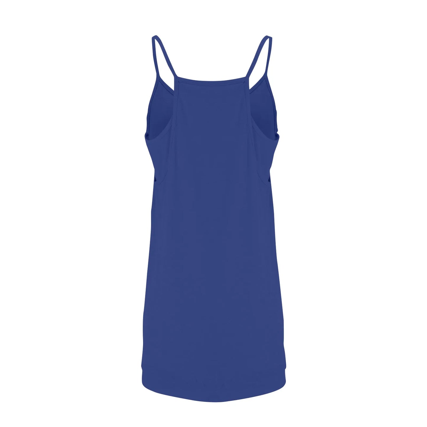Women's Tennis Dress Solid Color Pocket Sexy Suspender Fake Two-piece Loose Breathable Comfortable Sports Dress
