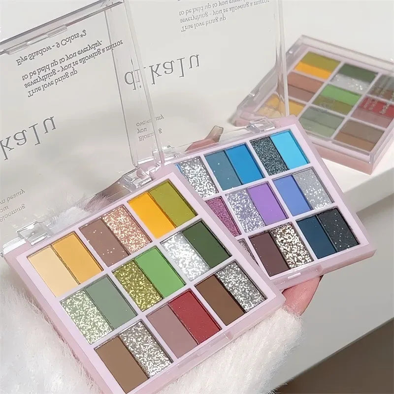 18 Color Pearl Matte Palette