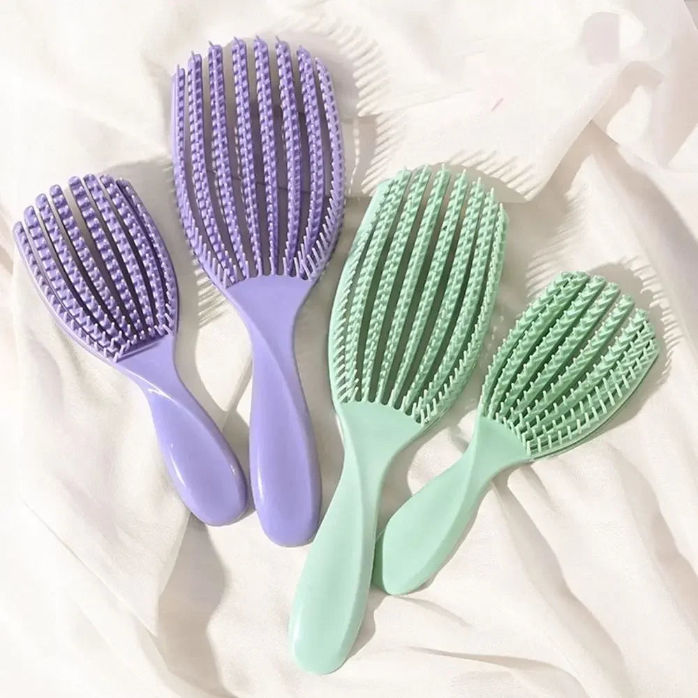 Hair Brush Octopus Hairbrush Pink Massage Detangler Brush For Curly Hair Thick Hair Care Hairbrush Styling Tools