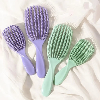 Hair Brush Octopus Hairbrush Pink Massage Detangler Brush For Curly Hair Thick Hair Care Hairbrush Styling Tools