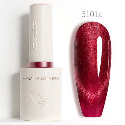 VENALISA 10ml Nail Gel Polish 90Colors HEMA/TPO Free UV LED Soak Off Long Lasting High Gloss Base TopCoat for Salon DIY Manicure