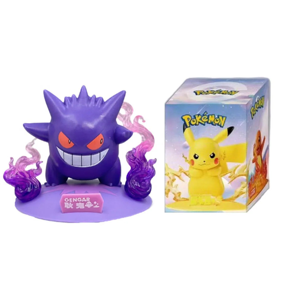 12 style Pok é mon Doll Pikachu Blind Box Anime Models Desktop Decorations Action Figure Collection Pok é mon Toys Birthday Gift