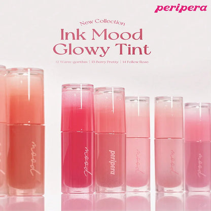 K-Beauty Glass Lip Gloss Tint,Watery Shine, 16H Moisture, Non-Sticky & Mask Friendly,Natural Plump Look