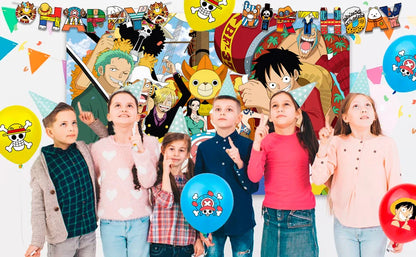 One Piece Birthday Party Supplies Set – 112pcs 🎉🏴‍☠️