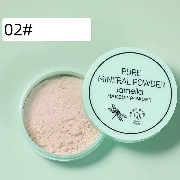 3-Color Loose Face PMatte Oil-Control Loose Powder | Long-Lasting Mica Setting Powder (6g)owder.